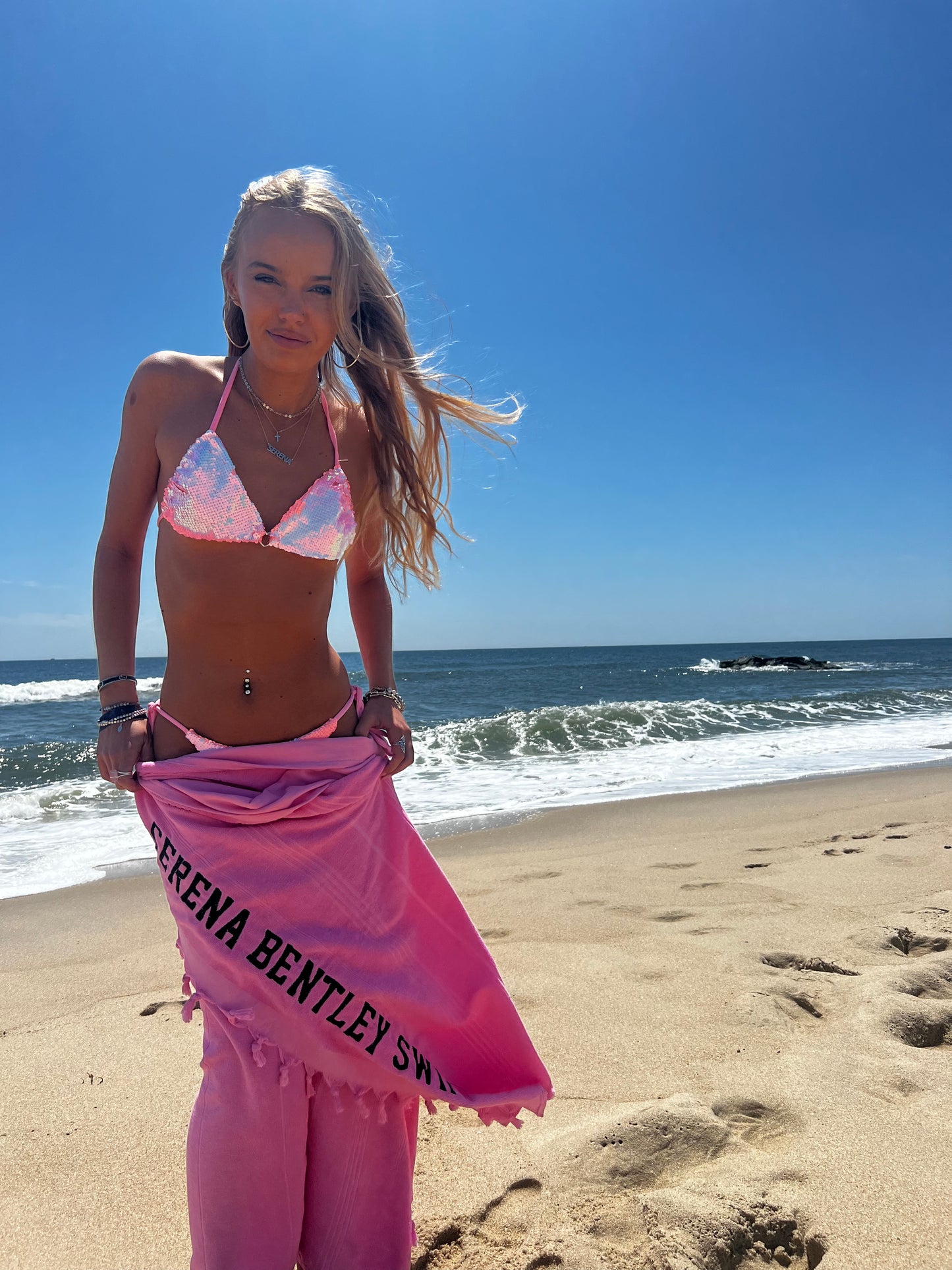 Bubblegum Beach Towel